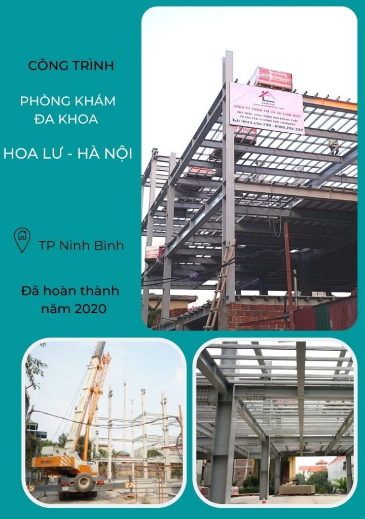 Xây dựng nhà khung thép làm phòng khám