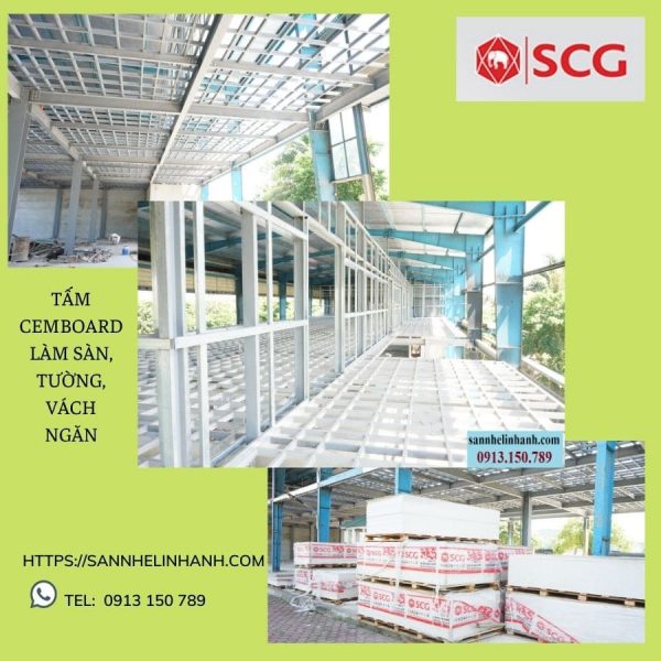 Nhà tiền chế đồng bộ tấm smartboart SCG Thái Lan