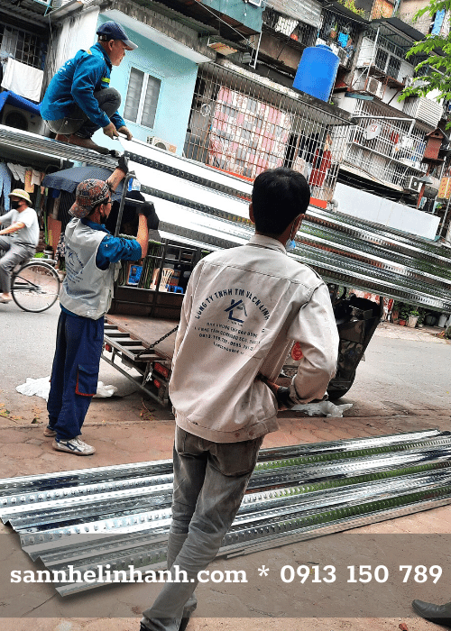 Công ty Linh Anh trực tiếp thi công nhà tiền chế tại Hà Nội