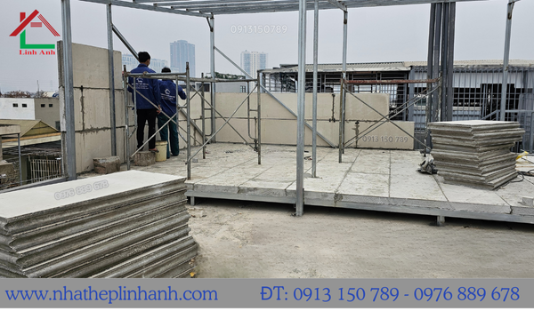 Sàn vách tấm bê tông nhẹ eps